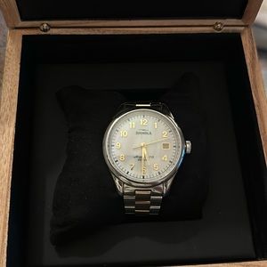 Shinola Vintom 38mm two tone mother of pearl face